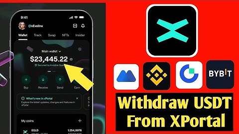 How To Withdraw USDT From XPortal Wallet To Gate.io, Bybit Binance | Send Usdt From XPortal