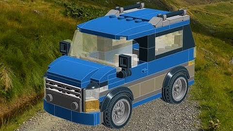 LEGO City 60117 blue van MOD. how to build TUTORIAL !