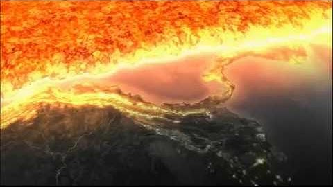 Large Asteroid Impact Simulation