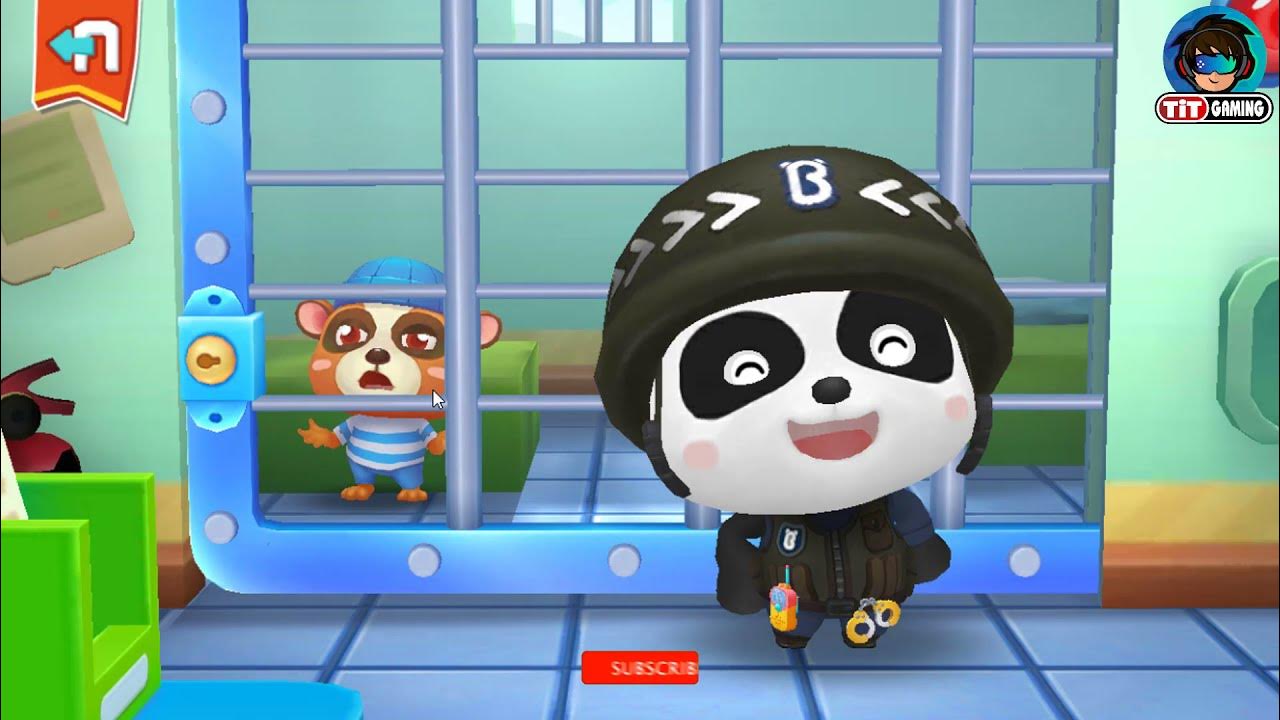 Малыш панда полиция. Полицейский кики. Babybus хулиган. Полицейский кики. Игра полицейский панда кики.