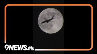Super Moon rises over Denver