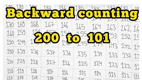 backward counting|200-101 backward counting|counting 200 to 100| math for kids