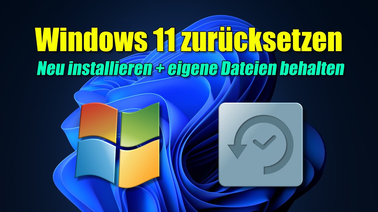 Windows 11 - Zurücksetzen und eigene Dateien behalten (Windows neu ...