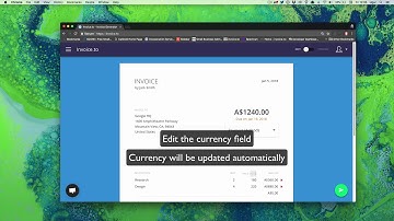 How to change currency of an invoice