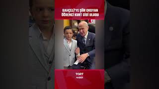Devlet Bahçeli'ye Şiir Okuyan Öğrenci Kurt Gibi Uludu! #shorts