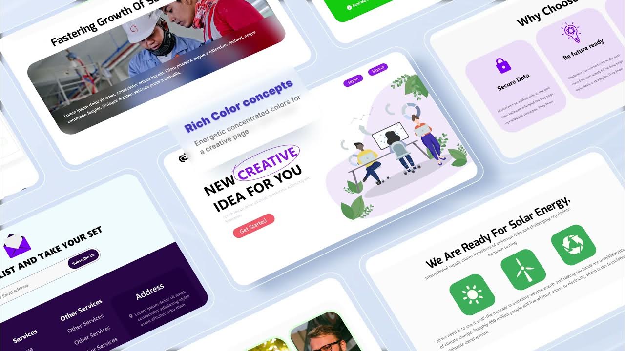 UI Design Showcase | Freelancing | UI/UX - YouTube