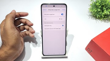 how to set daily data usage in oneplus 13r | oneplus 13 me daily data usage kaise show kare