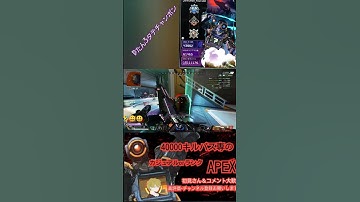Apex。40000キルパス。ピーキーちゃん3タテチャンピオン。 #apex #apexlegends #cs #shorts
