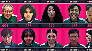 Squid Game: Season 1 vs Season 2 All 456 Players