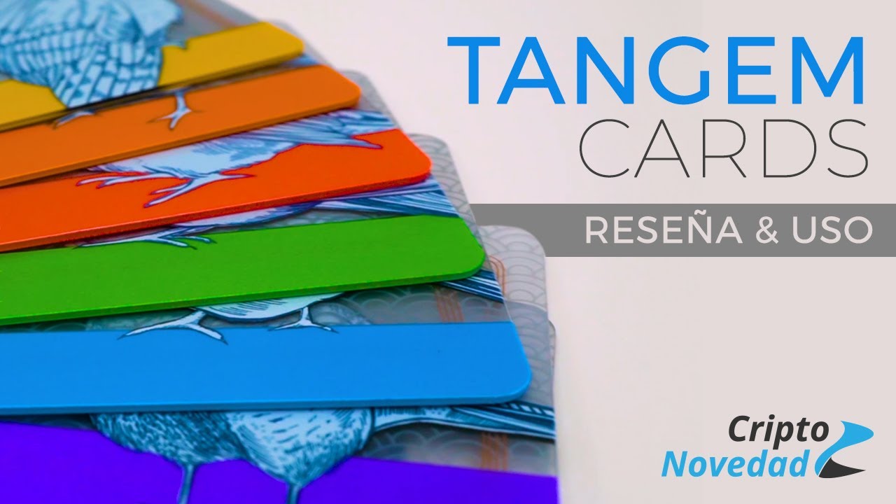 Sorteo TANGEM cards Reseña y tutorial YouTube