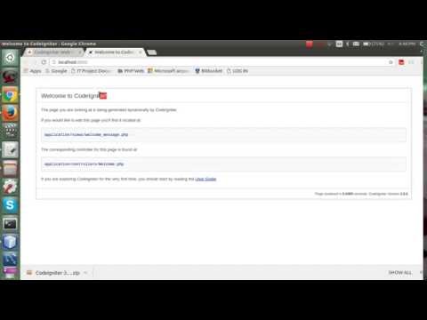 How to begin a project with codeigniter framework