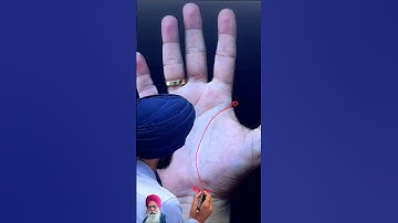 ☣️How to calculate age from lifeline in palmistry Astrolife #palmistry #shorts