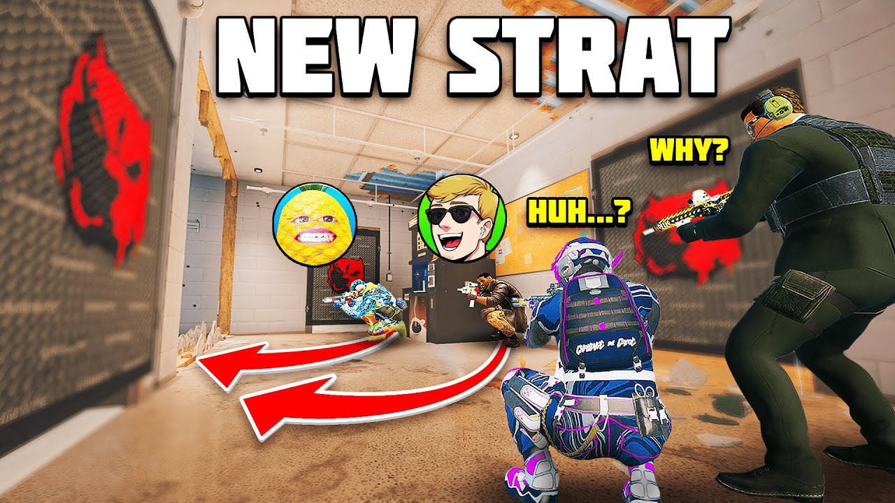 NEW TROLL STRATS on PROS in SIEGE (Ft. Sir Pineapple)