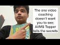 Coaching doesnt want you to see this watch till end secret of aiims toppers neetug aiimsdelhi