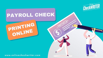 Payroll Check Printing Online