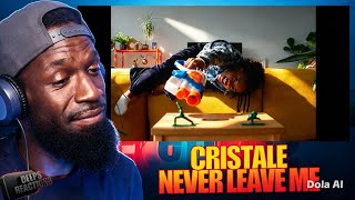 Cristale - Never Leave Me (Official Music Video) Deepsspeaks (Reaction)