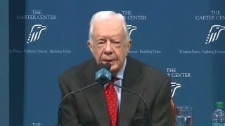Jimmy Carter: Future is 'in the hands of God'