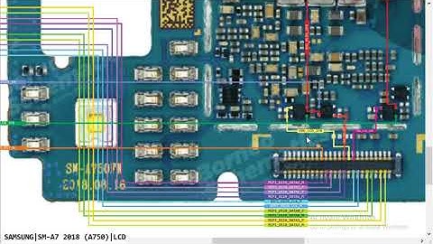 Samsung A7 2018 SM A750 LCD Black No Lcd Grapic Problem Hardware Solution
