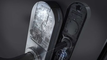 SimonsVoss Schließanlage: System3060 Digital SmartHandle 3062 - SC Türbeschlag mit SmartCard