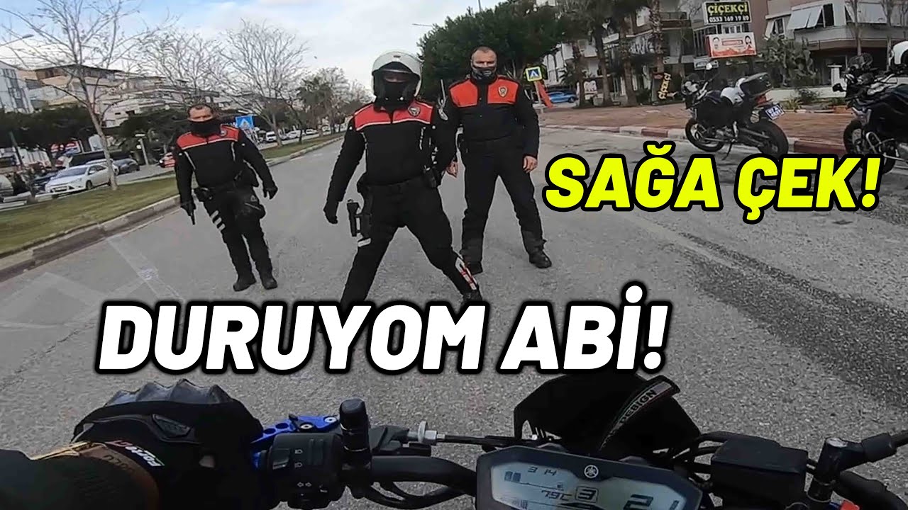 POLİSLER ÖNÜNÜ KESTİ! Türkiye'deki Motorcu Olayları! #244