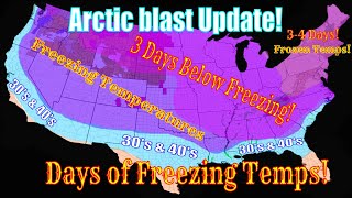 Arctic Blast Update! Days Of Freezing Temperatures! - The WeatherMan Plus Weather Channel screenshot 5