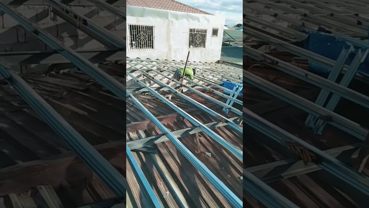 channel bar rafter and g.i purlins, stream line