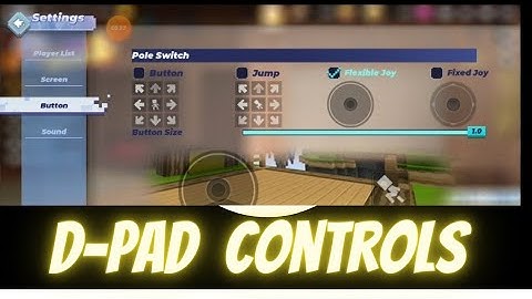 Using Jump D-Pad First Time In Blockman Go