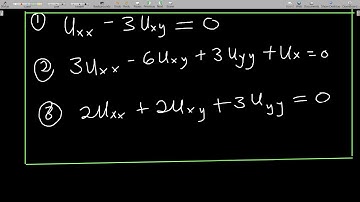 Classification of second order partial differential equation with examples