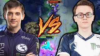 When MIRACLE meets ARTEEZY in Top MMR Rank Game - Void Spirit vs Morphling