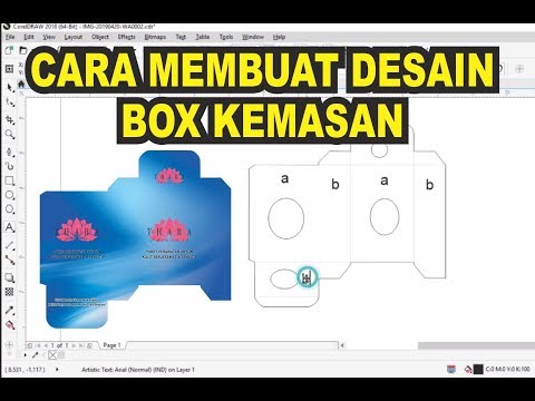 Tutorial Coreldraw Cara Membuat Kerangka Kotak Kemasan ...