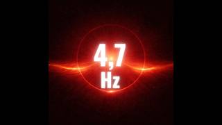 ⒽⓏ| 4,7 Hz  Wave Frequency Pure Tone | 1 Hour NO Voice, For Meditation, Testing