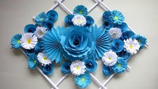 A beautiful decoration for your home. flowers that can decorate wall
or any other home interiors. paper flower hanging - diy flow...