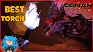 BEST TORCH IN THE GAME - RED DRAGON BOSS FARM | Conan Exiles |