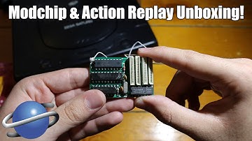 Sega Saturn Modchip & Action Replay Cartridge Unboxing!