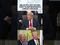 Donald Trump Mourns Lindsey Graham: 'Hard to Believe He's Gone' | Trump &amp; Lindsey Graham | N18G