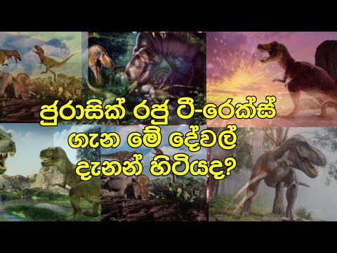 most dangerous dinosaur/ ටී-රෙක්ස් ගැන මේ දේවල් දැනන් හිටියා ද?