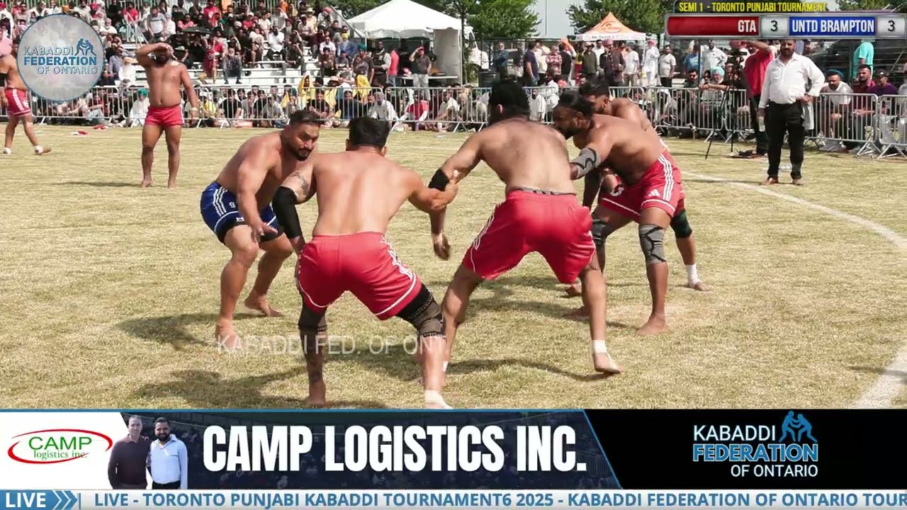 Semi 1 - Toronto Punjabi Tournament 2025 - GTA VS. United Brampton
