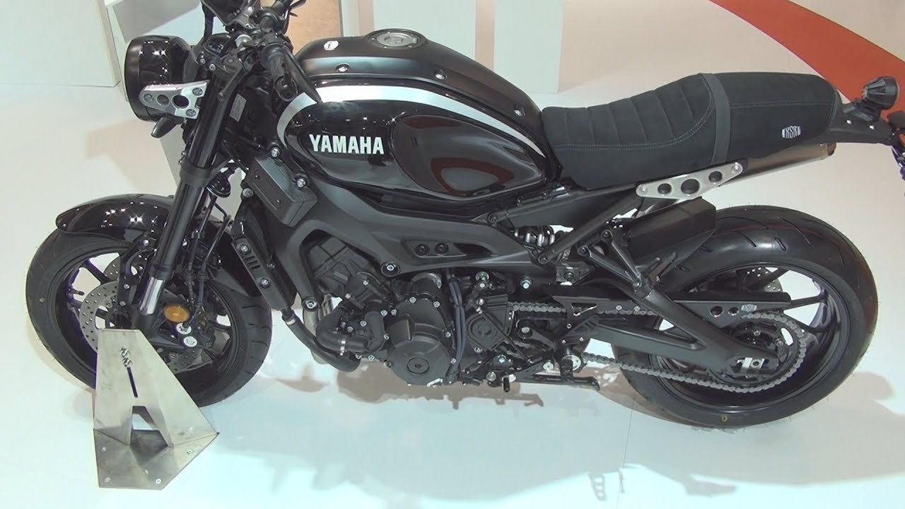 Yamaha XSR900 Rock Slate (2017) Exterior and Interior - YouTube