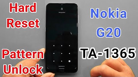Nokia G20 g20 Pattern Unlock | Nokia G20 Hard Reset | How To Reset Screen Lock Nokia G20