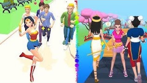 Makeover Run All Levels Android,ios gameplay walkthrough part-2 #MakeoverRun#makeoverrunallLevel