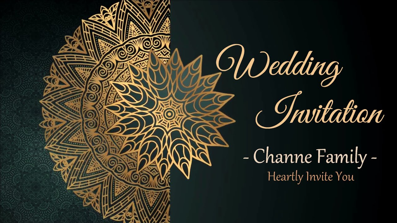 Filmora Indian Wedding Invitation Templates Free Download