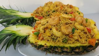 How to make Pineapple fried Rice