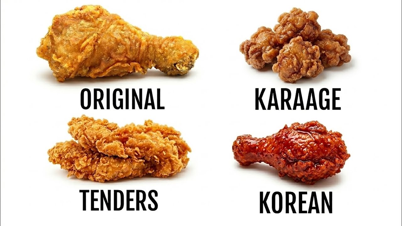 Fried Types Every Type of Fried Chicken Explained (in 5 minutes) - YouTube