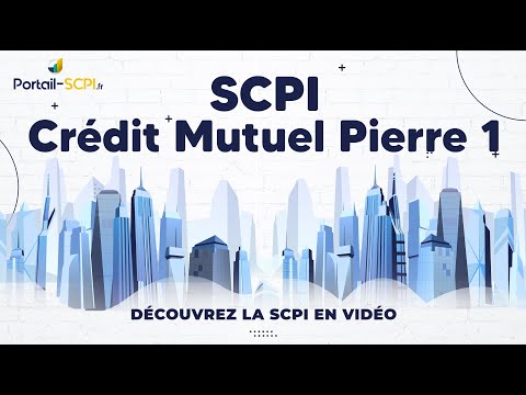 SCPI CRÉDIT MUTUEL PIERRE 1 - ? Les chiffres clefs de cette SCPI de rendement