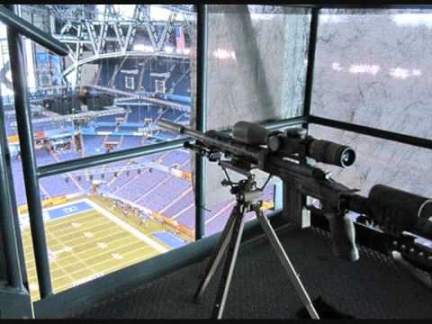 Snipers in Super Bowl 2012 (Lucas Oil Stadium in 