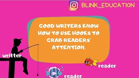 3-5 grade How to write a hook in your writing.