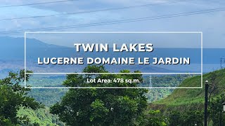 FOR SALE: 478 sq.m. Vacant Lot in Lucerne Domaine Le Jardin, Twin Lakes Tagaytay