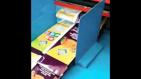 Center Seal Pouch Making Machine