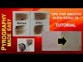 Wood burning for beginners  tips for smooth burn results pyrography tutorial