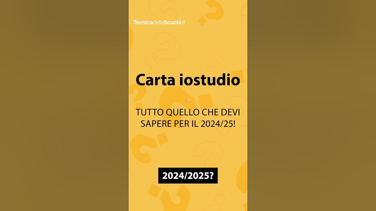 Modulo Richiesta Carta Dello Studente 2024 Carta dello studente 2024/25, come richiederla #perte #scuola #studente